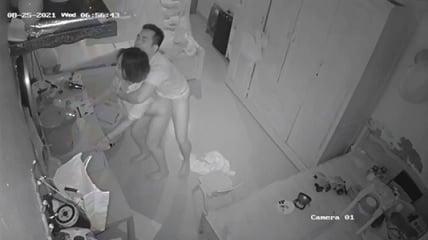 Kamera Hacker Pasangan muda bercinta pada waktu malam