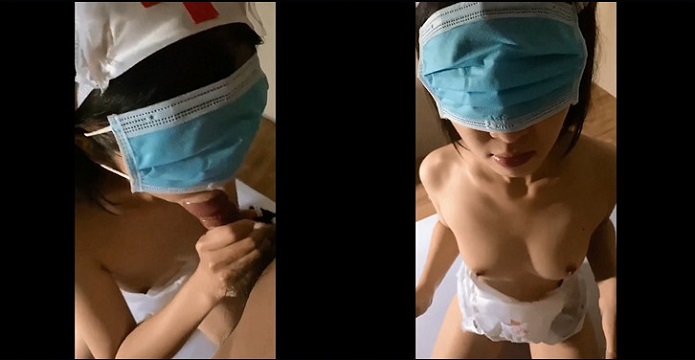 Şeker bebek hemşiresi salgınla ağzıyla savaşıyor