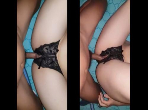 Seks dengan seorang gadis memakai seluar dalam renda seksi dan bahagian bawah belah - Viet69