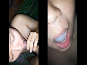 Ejaculate in mouth and force her not to swallow in coffee shop - Viet69