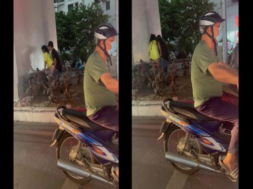 Único en Hanoi, dos jóvenes tienen sexo en plena calle después del trabajo