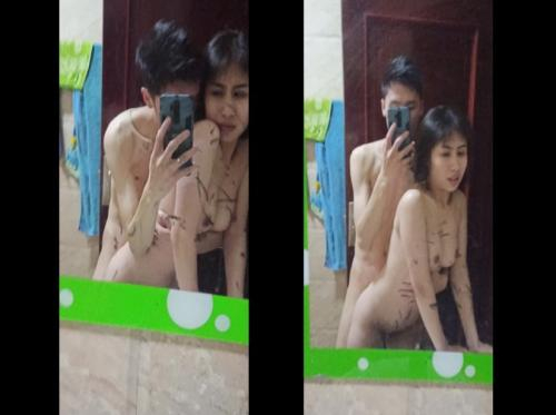 Xin mãi em mới cho quay phim chịch trước gương - Viet69