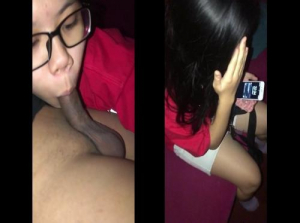 Invited my nearsighted girl to watch a movie in a private room and then had sex with her - Viet69