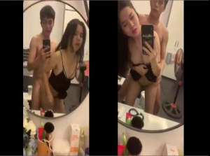 Memorable birthday in front of the mirror of a student - Viet69