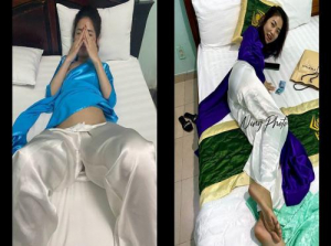 Kindergarten teacher Linh is lewd in ao dai - Viet69